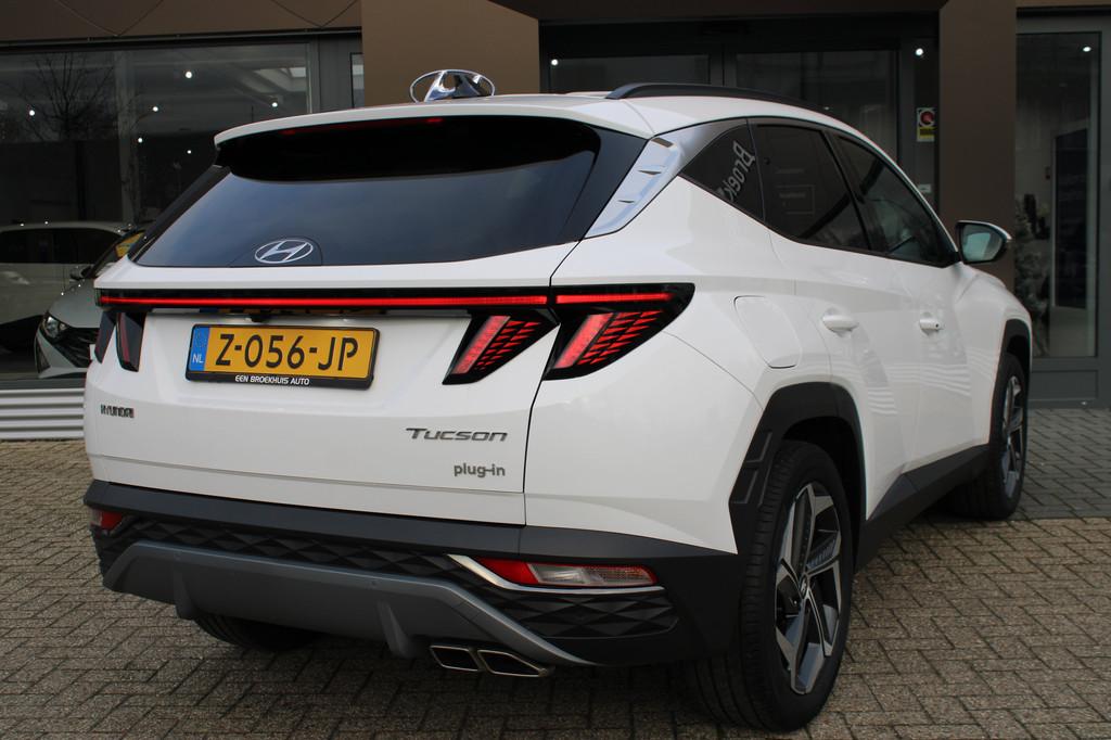 Hyundai TUCSON Comfort Smart PHEV 265pk 4WD, Stof, Gebruikt, 4 cilinders, Wit