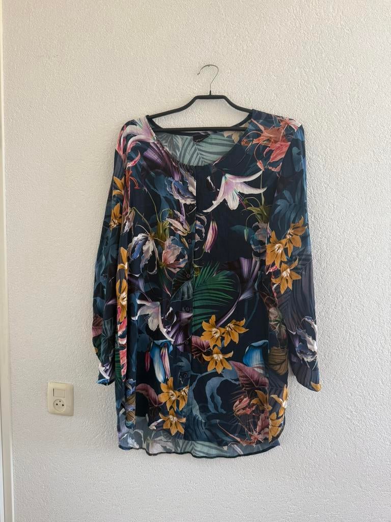 Ophilia schitterende lange blouse/tuniek maat 4 (48), Kleding | Dames, Ophalen of Verzenden, Zo goed als nieuw, Overige kleuren