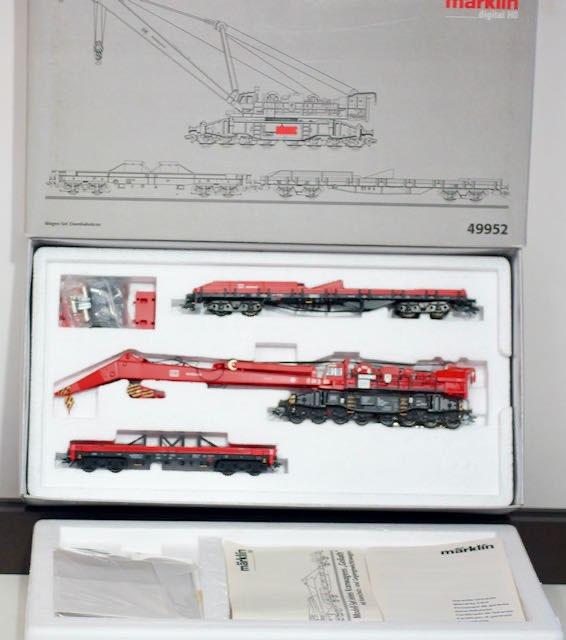 Marklin  49952  Kraanwagen 150 t "Goliath", kraanhulpwagen, Hobby en Vrije tijd, Modeltreinen | H0, Wisselstroom, Wagon, Ophalen of Verzenden