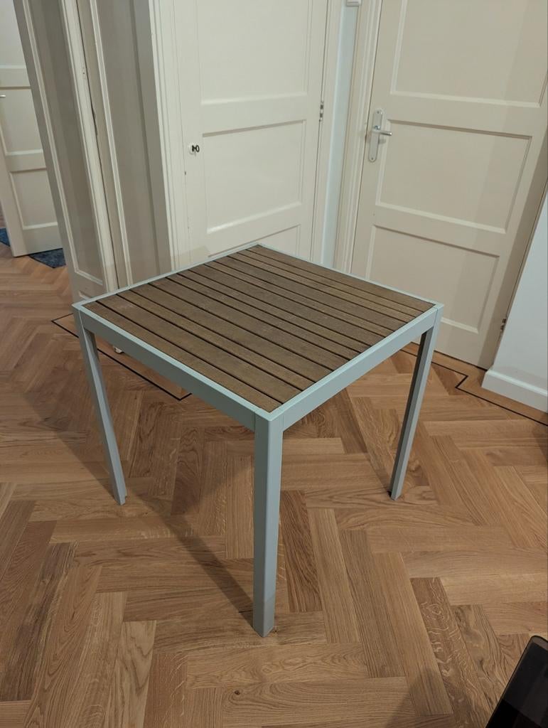 IKEA Själland Tuin/Balkon Set - Tafel + 2 Stoelen, Gebruikt, Aluminium, Tuinset, Eettafel