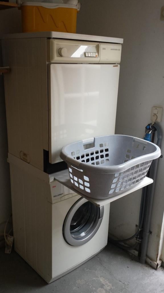 Wasmachine & droger combirand met lade, Ophalen, Gebruikt
