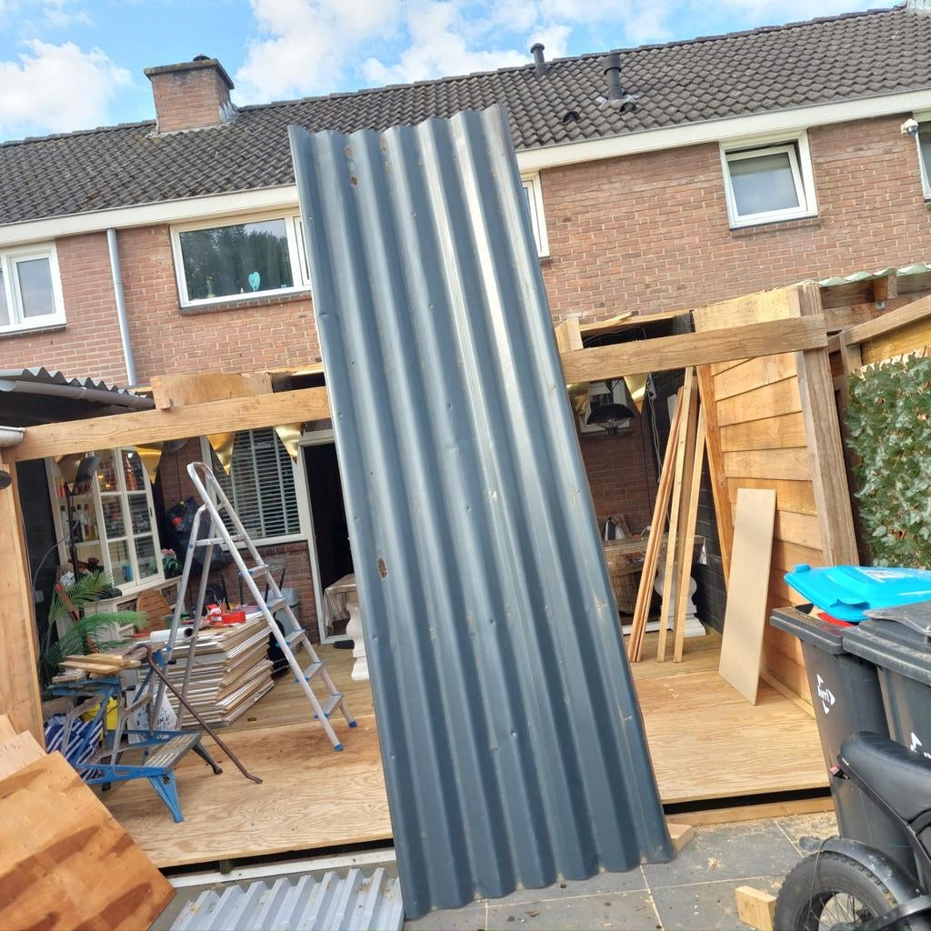 5 golfplaten 350x108 cm, Ophalen of Verzenden