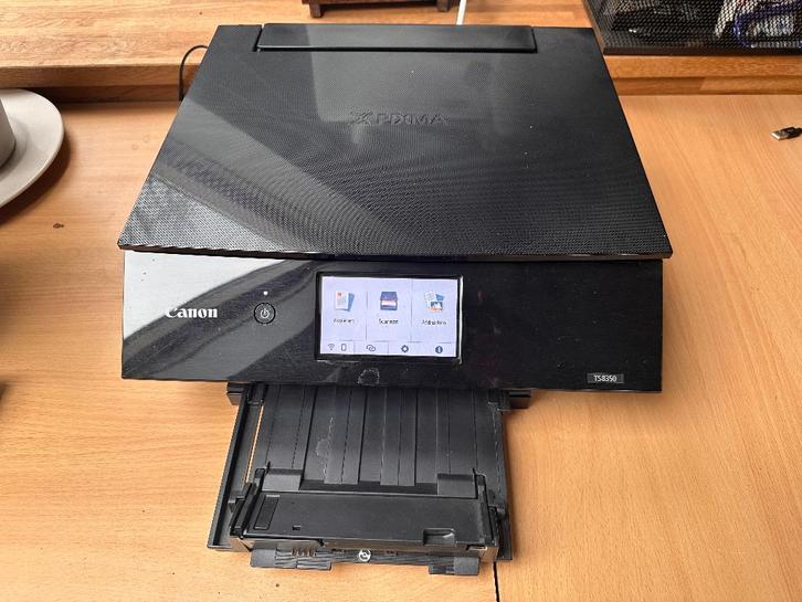 Canon Pixma TS8350 Printer, Computers en Software, Printers, Zo goed als nieuw, All-in-one, Inkjetprinter, Kleur printen, Scannen