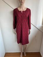 Zenggi trvl drss travelstof jurk rood maat S motief, Maat 38/40 (M), Ophalen of Verzenden, Zo goed als nieuw, Knielengte