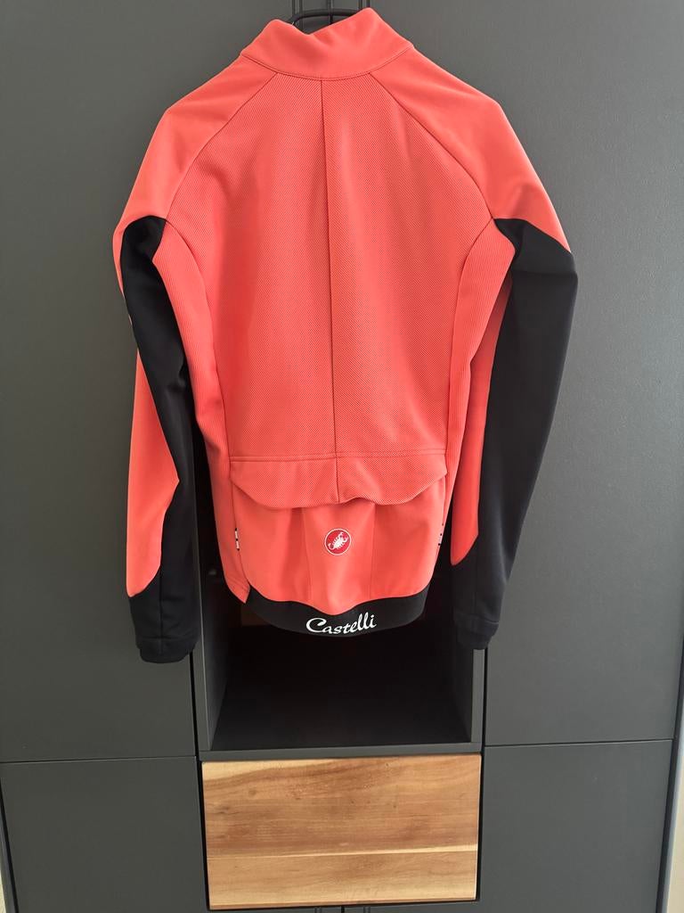 Castelli softshell jas + lange broek. Setje., Fietsen en Brommers, Fietsaccessoires | Fietskleding, S, Gebruikt, Heren, Ophalen of Verzenden