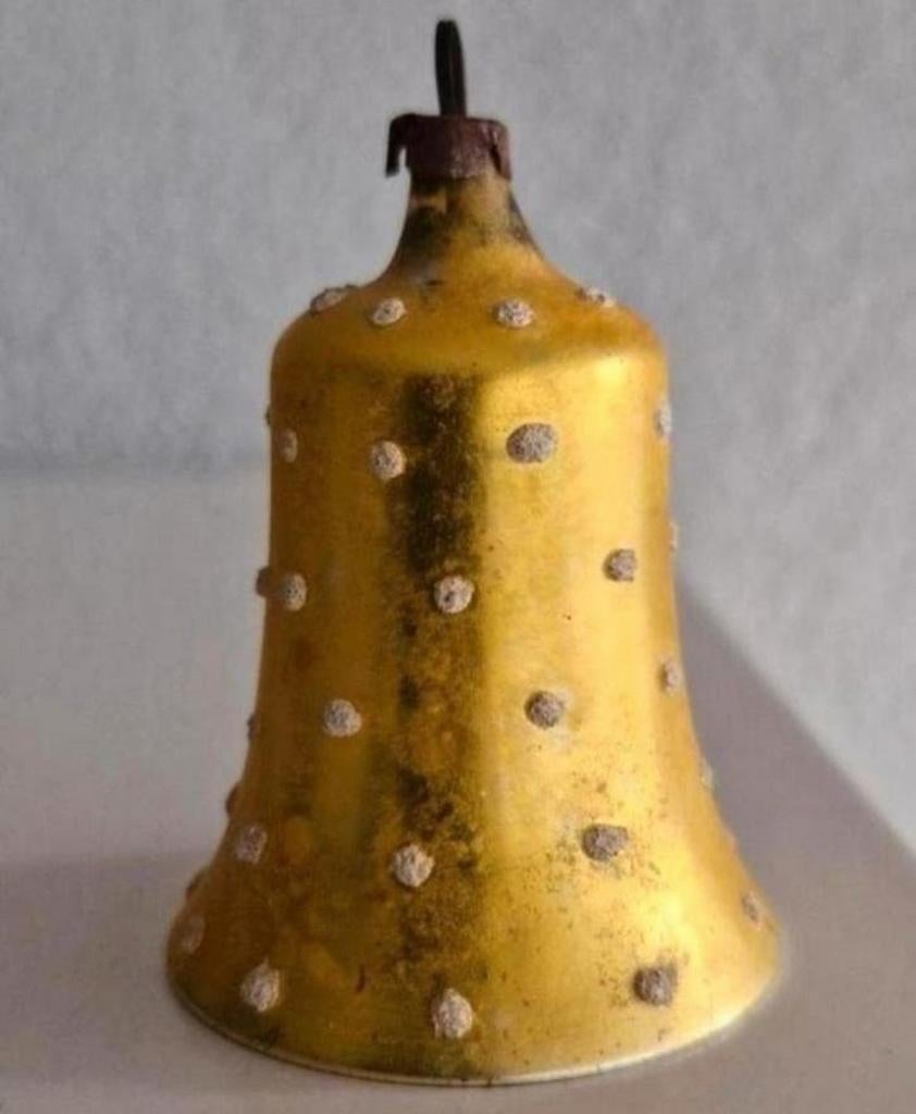 Oude Kerstbal Gele Bel, Ophalen of Verzenden