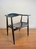 Vintage CH 35 stoel van Hans J. Wegner voor Carl Hansen 1959, Ophalen, Gebruikt, Bruin, Vintage design, Mid Century Modern
