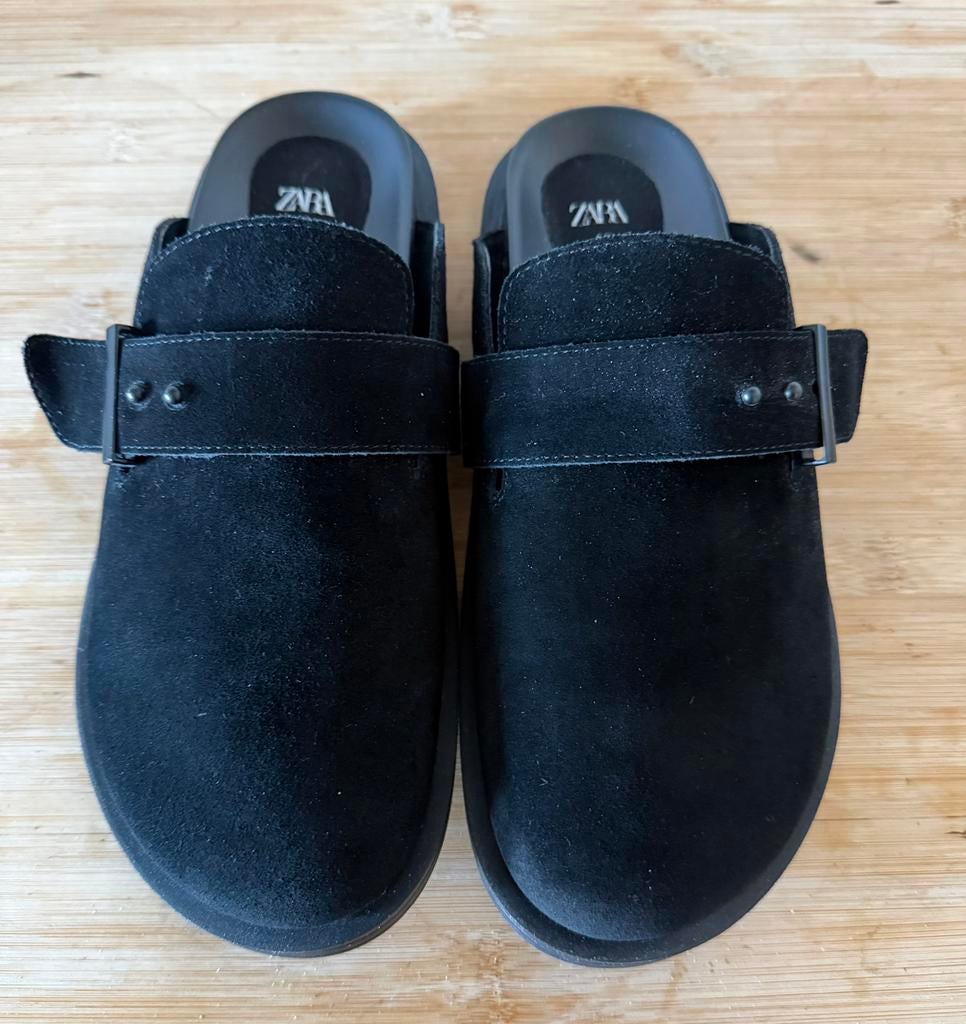 Nwe Zara Clogs mt 40, Verzenden, Nieuw, Zwart