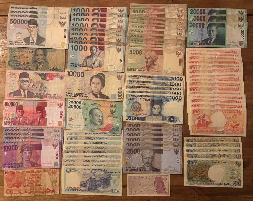 Bankbiljetten Indonesië, Postzegels en Munten, Bankbiljetten | Azië, Ophalen of Verzenden, Zuidoost-Azië