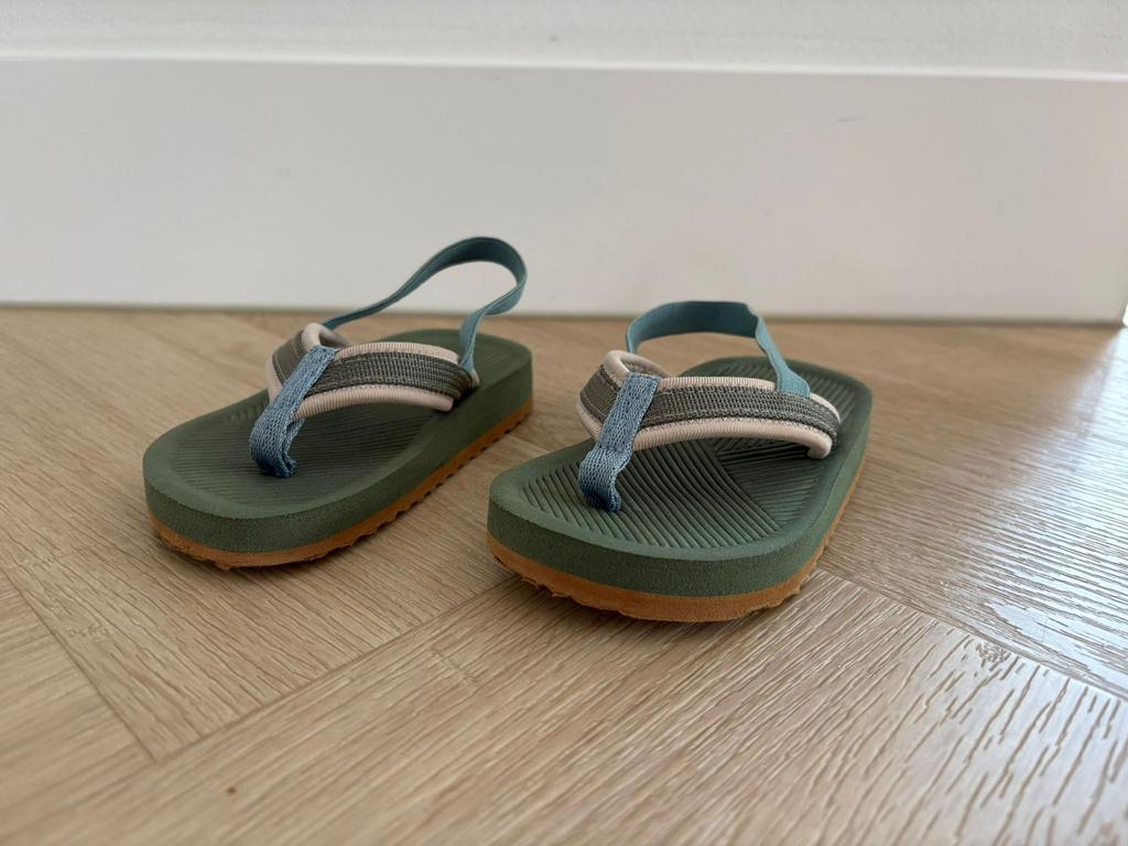 Liewood Travis slippers maat 22 hunter-green., Kinderen en Baby's, Babykleding | Schoentjes en Sokjes, Jongetje of Meisje, Overige typen