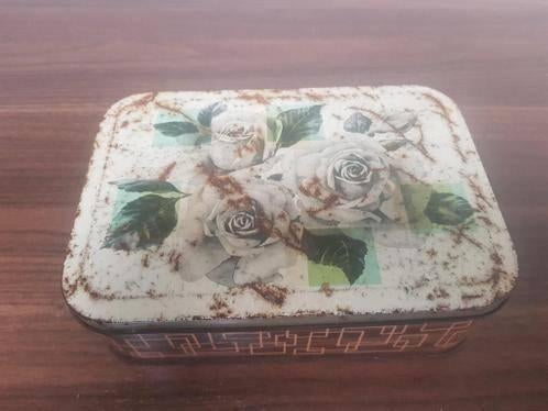 brocante D.F.B. [Des Beukelaer Frérés] blik, Verzamelen, Ophalen of Verzenden, Gebruikt, Koek(jes), Overige merken