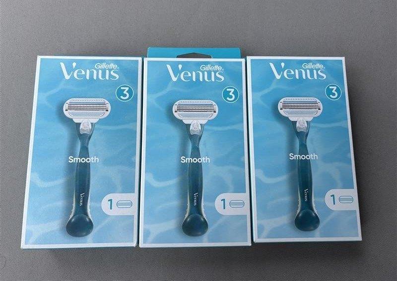 Gillette Venus Smooth 3 STUKS, Ophalen of Verzenden, Nieuw, Overige typen