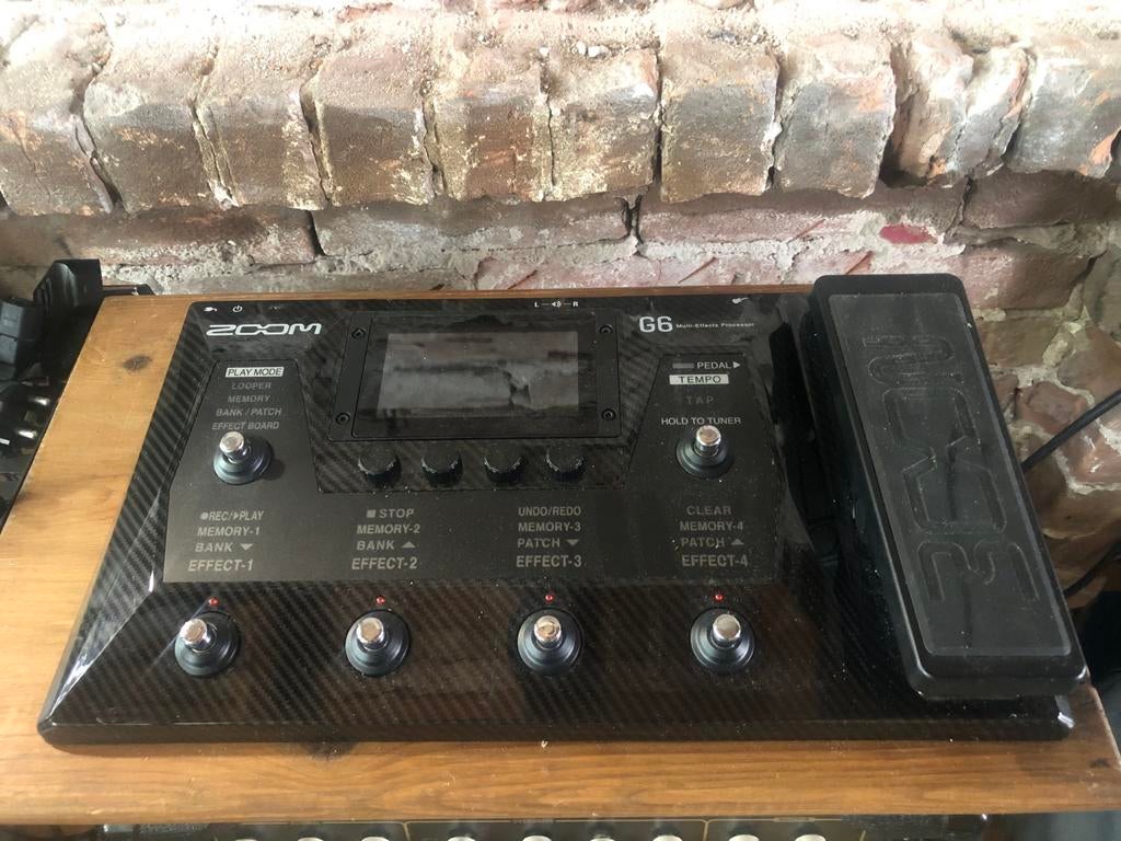 Zoom G6 Multi-Effects Processor, Muziek en Instrumenten, Effecten, Ophalen of Verzenden, Gebruikt, Multi-effect