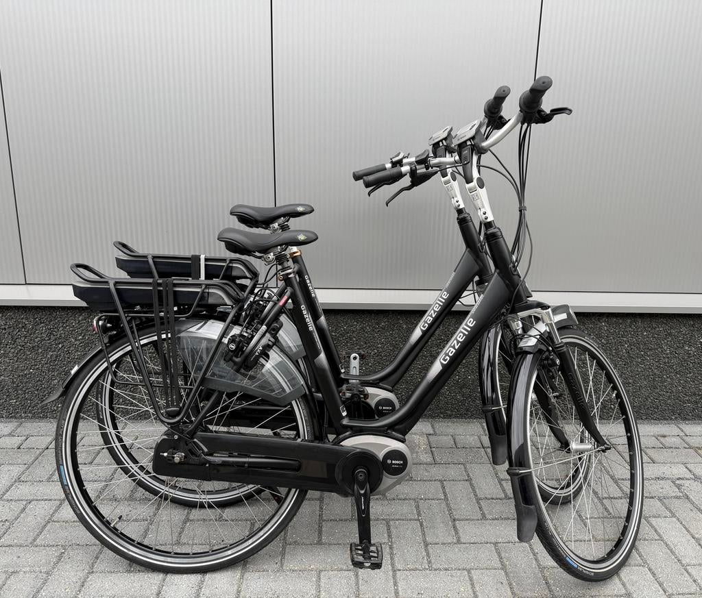 Prachtige Set Gazelle Orange | Bosch Middenmotor |57CM|400WH, 55 tot 59 cm, Ophalen of Verzenden, Zo goed als nieuw, Gazelle