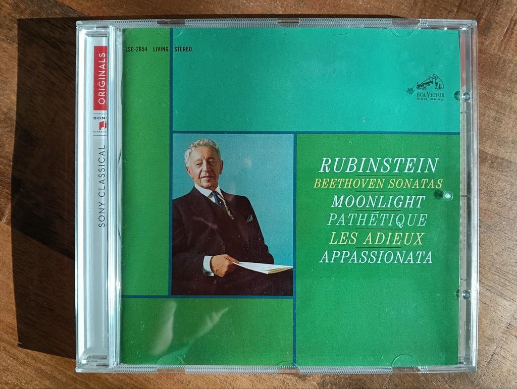 Beethoven Sonates - Arthur Rubinstein (CD), Ophalen of Verzenden, Classicisme, Zo goed als nieuw, Kamermuziek