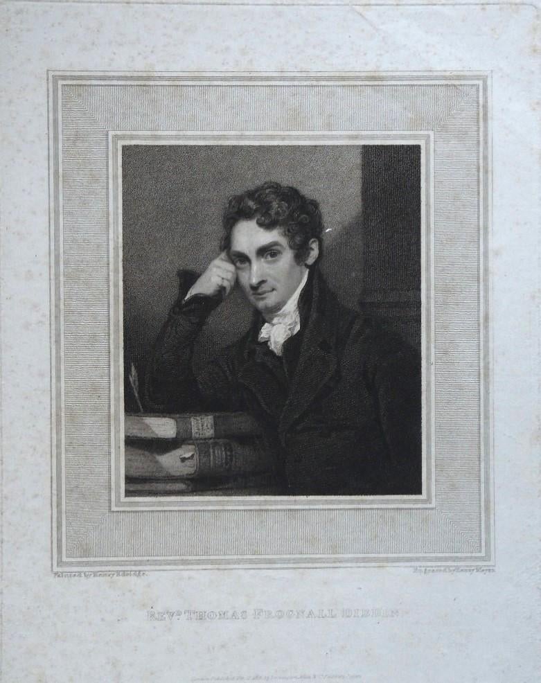 stippelgravure "Reverend Thomas Frognall Dibdin", oplegvel, Ophalen