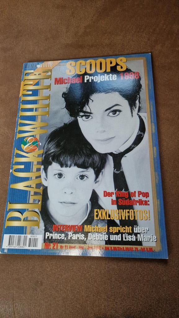 Michael Jackson fanzine nr 21 met posters, Duits, Ophalen of Verzenden