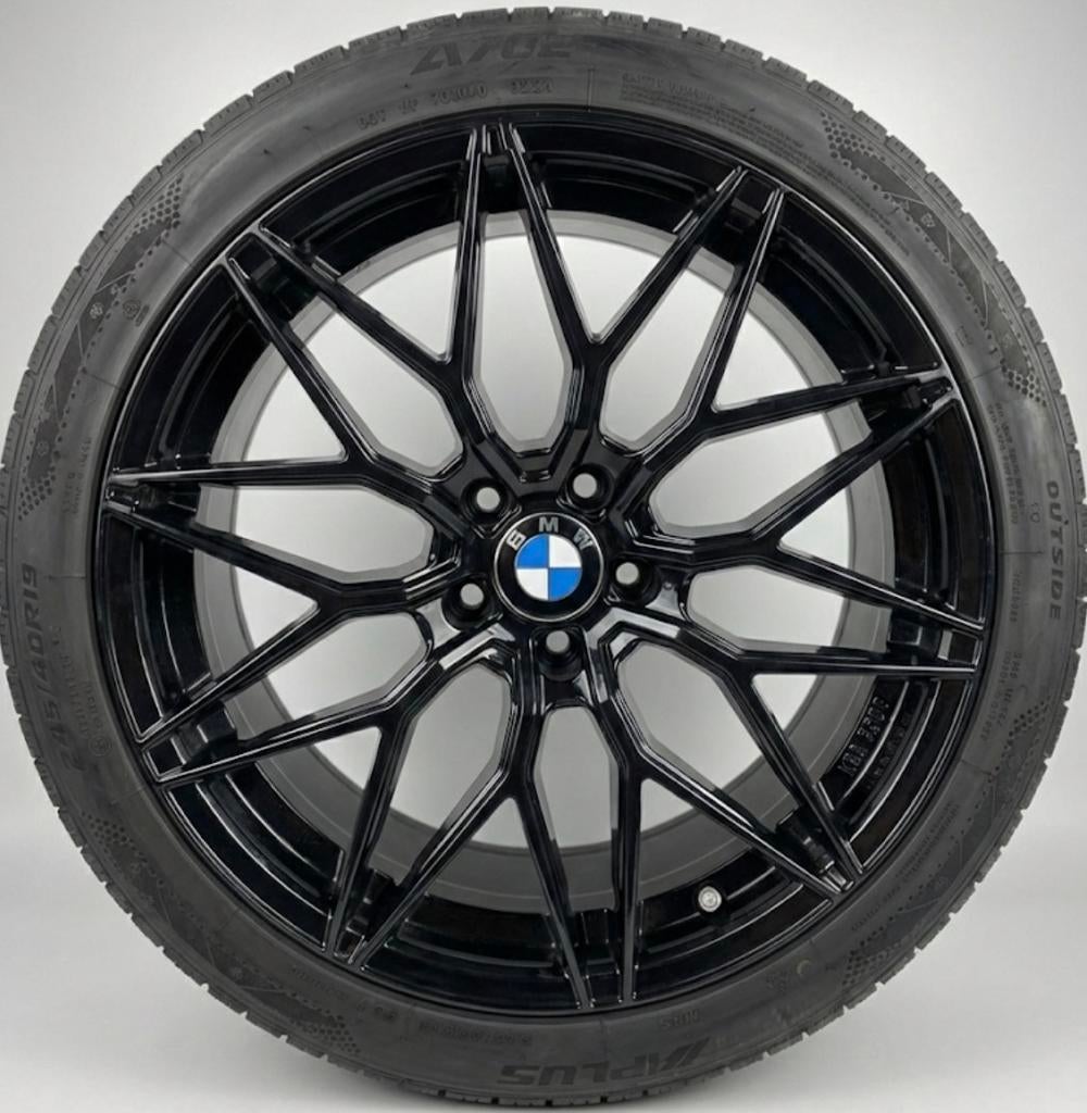 ✅ 19” BMW M Style Breedset + Zeer goede banden 5x112 275/35, Banden en Velgen, Winterbanden, Personenwagen, Ophalen