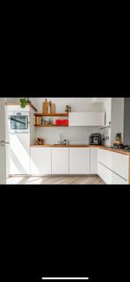 Keuken, Huis en Inrichting, Keuken | Complete keukens, Gebruikt, Wit, Dubbelwandige keuken, Ophalen of Verzenden