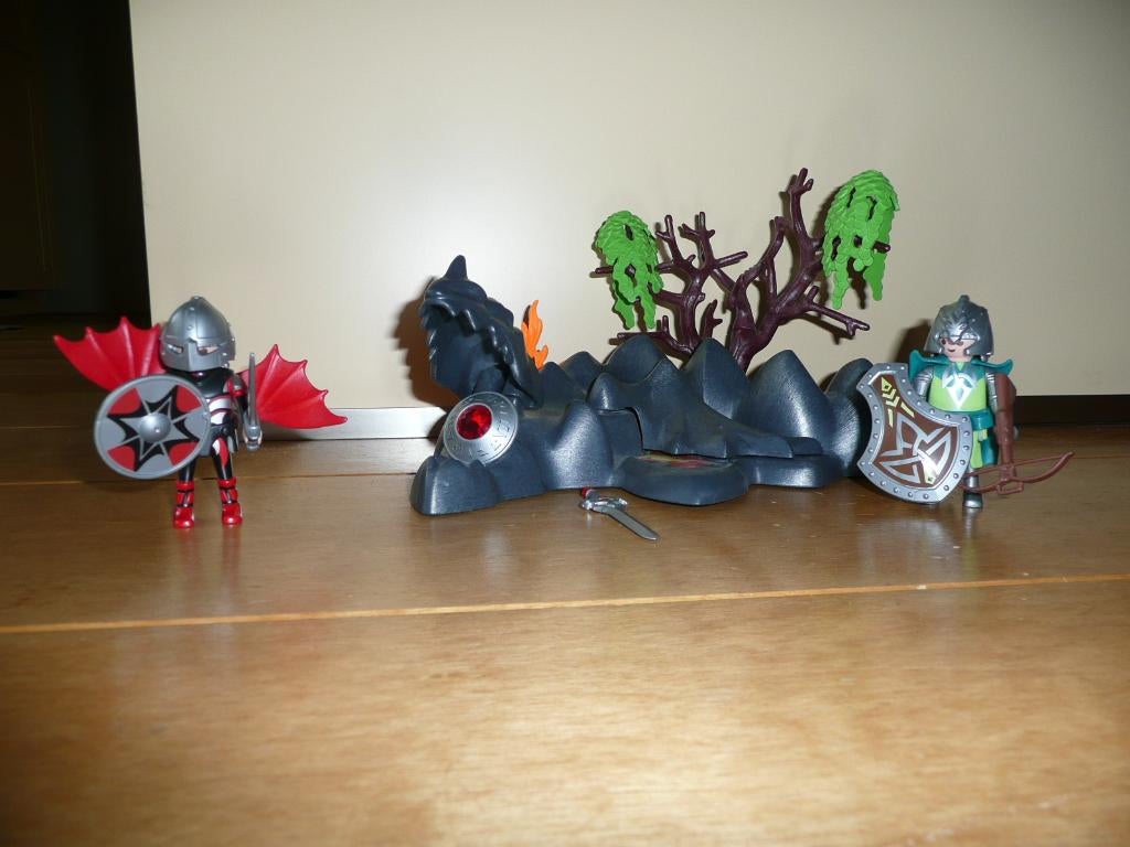 Playmobil compact set drakenridders, Kinderen en Baby's, Speelgoed | Playmobil, Ophalen of Verzenden, Zo goed als nieuw, Complete set