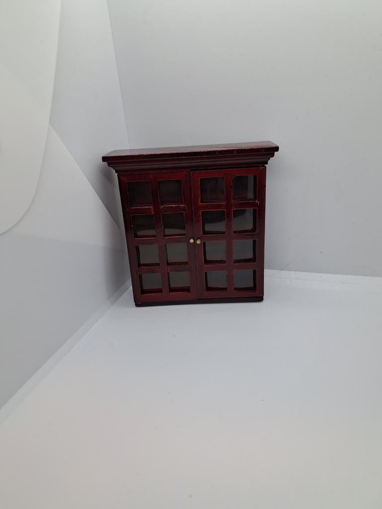 Vitrinekast 1:12, Ophalen of Verzenden, Gebruikt, Poppenhuis