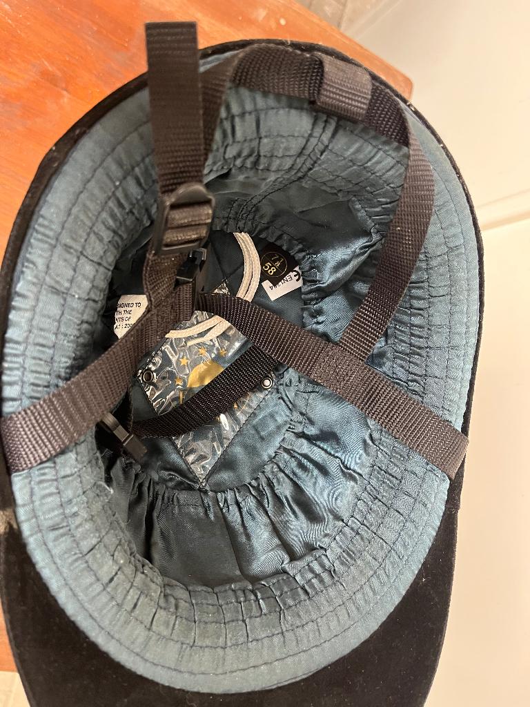 Paardrijcap, rijbroek en handschoenen, Dieren en Toebehoren, Paardrijkleding, Ophalen, Gebruikt, Heren, Recreatie