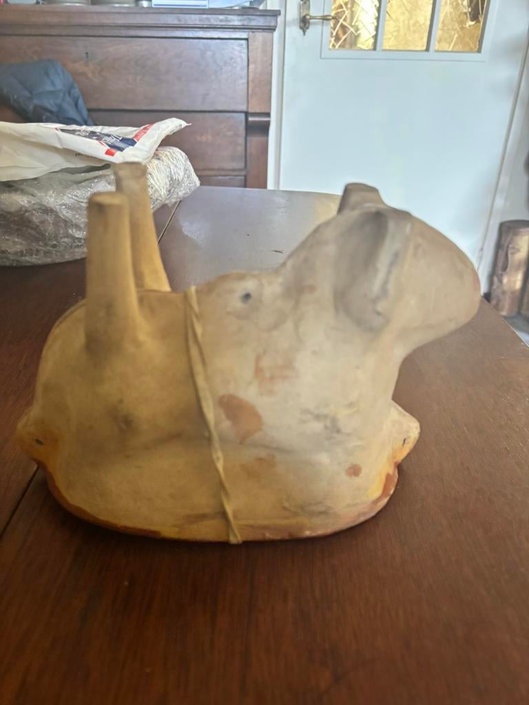 Antiek paaslam uit de Elzas PASEN, Antiek en Kunst, Verzenden