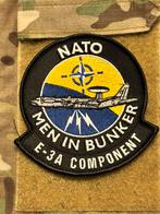 Embleem nato awacs men in bunker E-3A, Verzamelen, Verzenden, Luchtmacht, Embleem of Badge