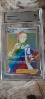 2020 Pokemon Oleana Rebel Clash #202 Global Grading 9 Mint, Ophalen of Verzenden, Zo goed als nieuw, Losse kaart
