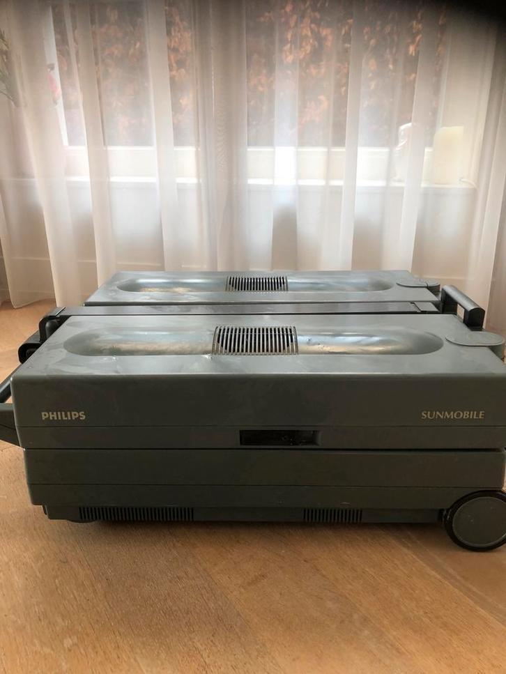 Philips inklapbare zonnehemel - Sunmobile, Witgoed en Apparatuur, Zonnebanken en Gezichtsbruiners, Gebruikt, Zonnebank enkelzijdig
