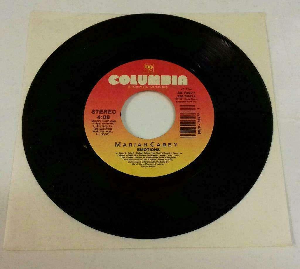 Mariah Carey VINYL SINGLE Emotions USA 7 inch, Verzenden, 7 inch, Single, Pop