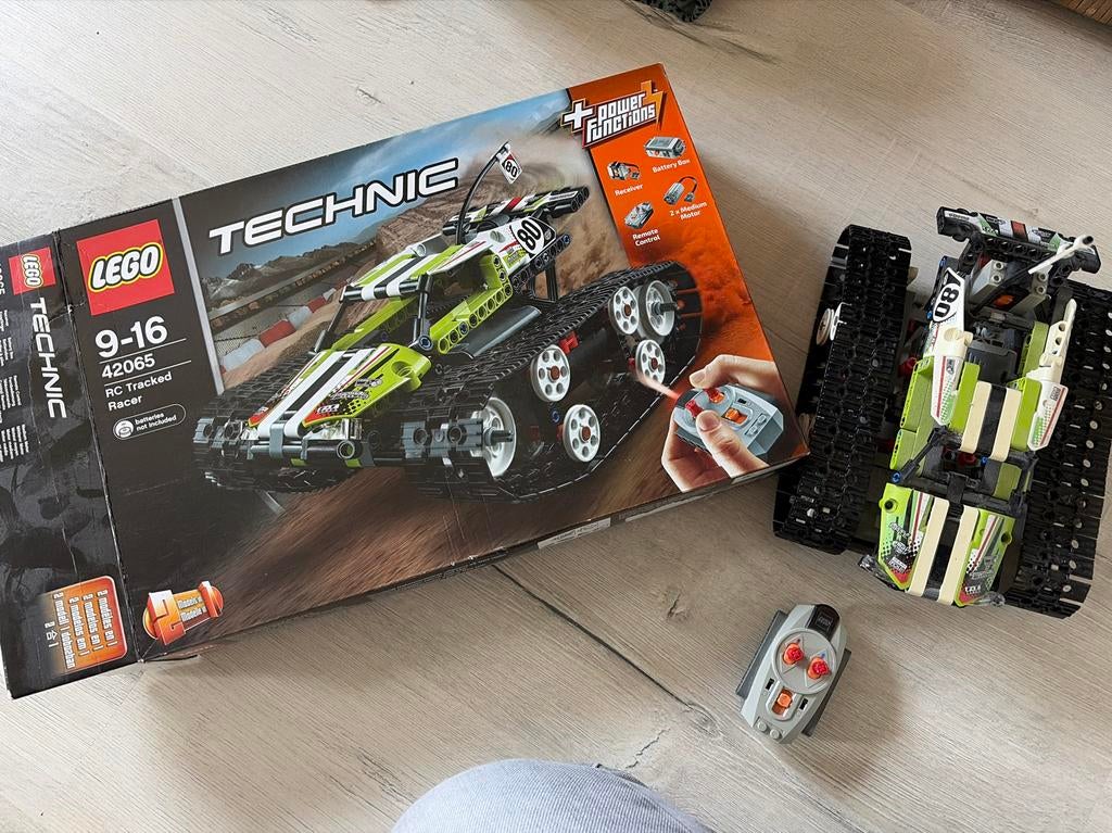 Lego Technic RC Tracked Racer 42065, Ophalen of Verzenden, Gebruikt, Complete set, Lego