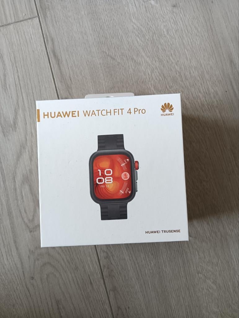 Huawei Watch Fit 4 Pro, Sieraden, Tassen en Uiterlijk, Smartwatches, Ophalen of Verzenden, Zo goed als nieuw, Zwart, Android