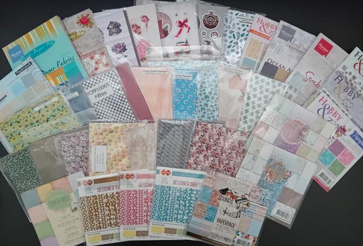 PAKKET MOOI DESIGNPAPIER VOOR KAARTEN MAKEN, Hobby en Vrije tijd, Kaarten | Zelf maken, Zo goed als nieuw, Overige typen, Overige thema's