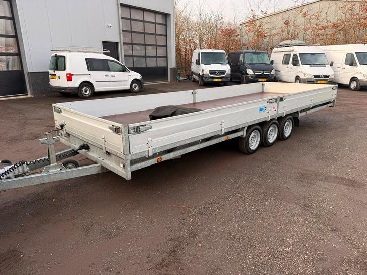 Hulco MEDAX-3 611 x 203 3500KG plateauwagen, Auto diversen, Aanhangers en Bagagewagens, Gebruikt