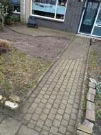 18m2 straatstenen terras oa waaltjes, Ophalen, Gebruikt, Beton, Klinkers