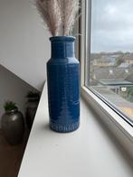 Blauwe decoratieve vaas, Ophalen, Blauw, Aardewerk of Porselein, Zo goed als nieuw