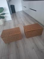 2 grote rieten manden, Ophalen, Minder dan 50 cm, 50 tot 100 cm, Zo goed als nieuw