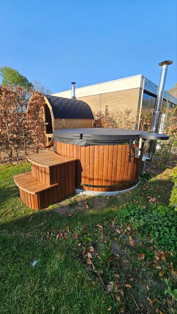 Fiberglass Hottubs 10% Korting - Gratis Levering, Tuin en Terras, Ophalen of Verzenden, Nieuw