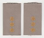 Set rangen epauletten Kapitein (Desert), Verzamelen, Militaria | Algemeen, Ophalen of Verzenden, Landmacht, Nederland, Embleem of Badge