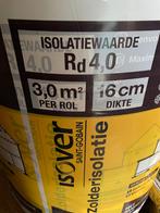 Isover glaswol zolder dak isolatie RD4, 12 cm of meer, Nieuw, 5 tot 10 m², Glaswol