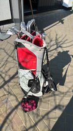 Golftas incl clubs, Sport en Fitness, Golf, Ophalen, Gebruikt, Tas