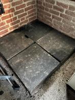 Rubberen tegels 49x49 cm (27 stuks + restanten), Ophalen, Gebruikt, Overige typen, Rubber