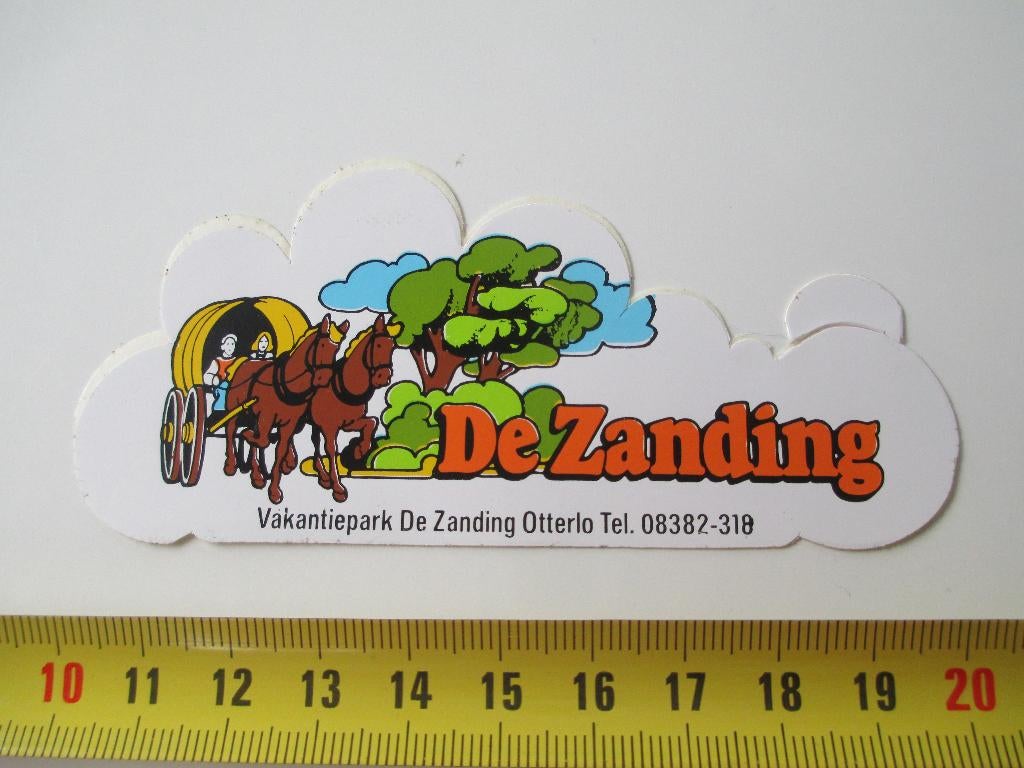 sticker Otterlo Vakantiepark DE ZANDING, Ophalen, Zo goed als nieuw