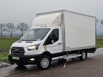 Ford E-Transit 390 L3 89Kwh electrisch, gesloten laadbak, la, Auto's, Automaat, 89 kWh, Wit, Navigatiesysteem