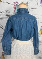 Ralph Lauren meisjes denim plissé bloesje maat 6, Overhemd of Blouse, Ralph Lauren, Ralph Lauren EU, Verzenden
