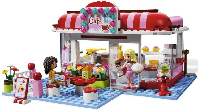 Lego Friends Set 3061 - City Park Café, Kinderen en Baby's, Speelgoed | Duplo en Lego, Zo goed als nieuw, Lego, Complete set, Verzenden