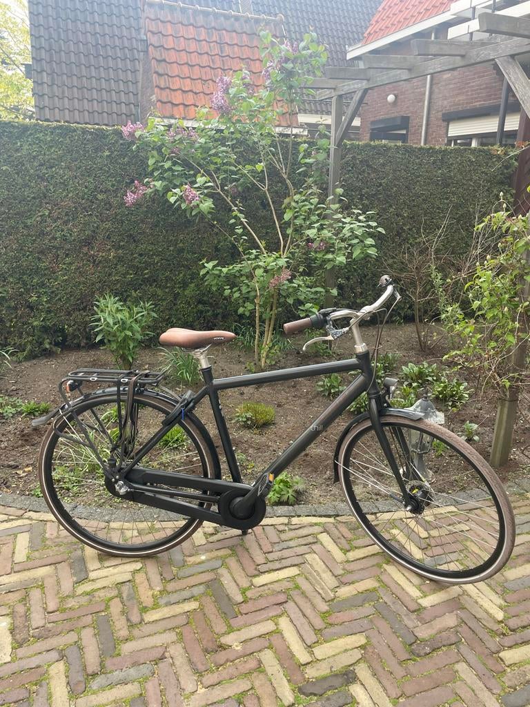 Giant herenfiets gebruikt - Nette staat, Ophalen, Gebruikt, Velgrem, Versnellingen