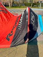Complete set! Cabrina Radar 9&12m2, Airush twintip board, Watersport en Boten, Kitesurfen, Ophalen, Gebruikt, Kitesurf-set, Twintip