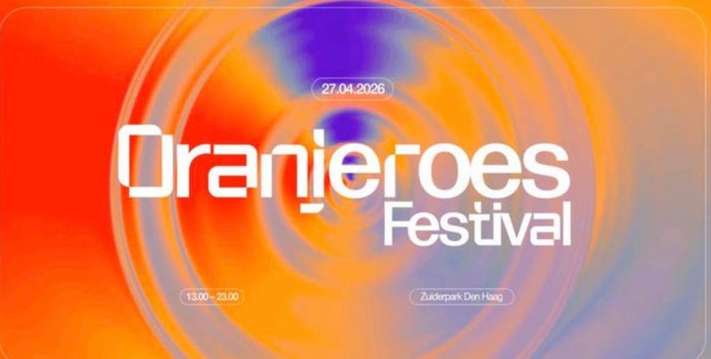 Oranjeroes kaart 27 april - koningsdag, Eén persoon, April